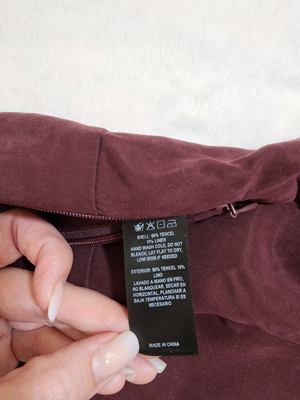 NWT Lulus Vessa Burgundy High Rise Pleated Maxi Skirt Slit Size M - Picture 13 of 14